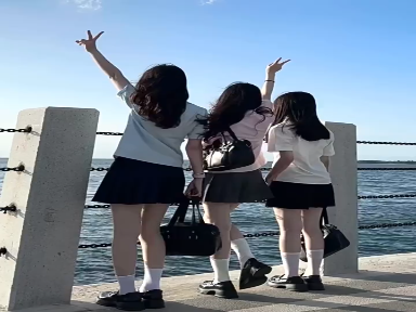 Original jk uniform solid color skirt College style school for high-waisted basic short, mid-length pleated skirt women's skirt