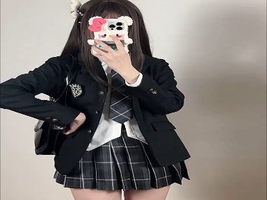 Uniform original genuine pleated skirt suit jacket suit college style full suit spring summer women