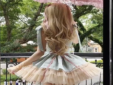 Lolita Little Ribbon Short Dress Lolita Authentic Ballet style jsk Cake Dress Big Child Princess dress Summer