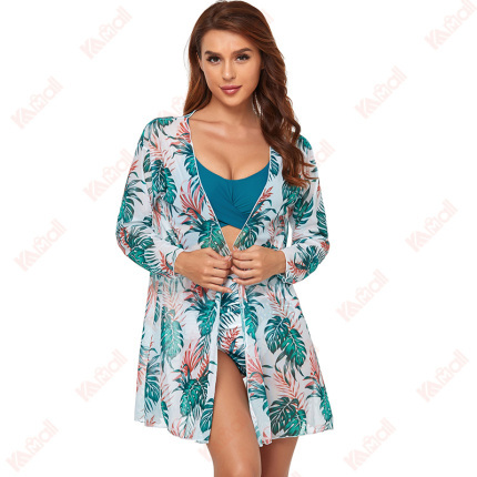 bikini with blouse