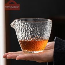 LUWU heat-resistant glass tea pitchers gongdaobei chahai kungfu tea accessories 210ml (Clear)