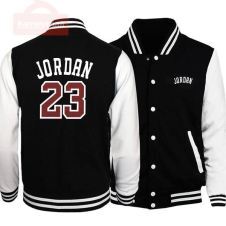 Hot Sale Men Baseball Uniform Coat 2019 Autumn Bomber Jacket Jordan 23 Print Streetwear Casual Tracksuit Hip Hot Men Brand Coats
