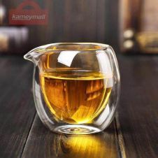 TANGPIN double wall glass tea infusers chahai tea pitcher glass tea accessories 250ml (Clear)