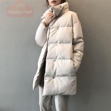 syiwidii woman parkas plus size clothing for women jacket beige black Cotton Casual Warm 2020 fashion Button Long winter coat