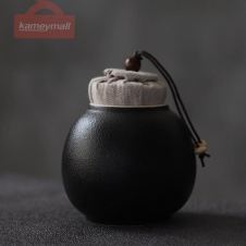 LUWU small size tea caddy ceramic vintage porcelain tea canisters for tea