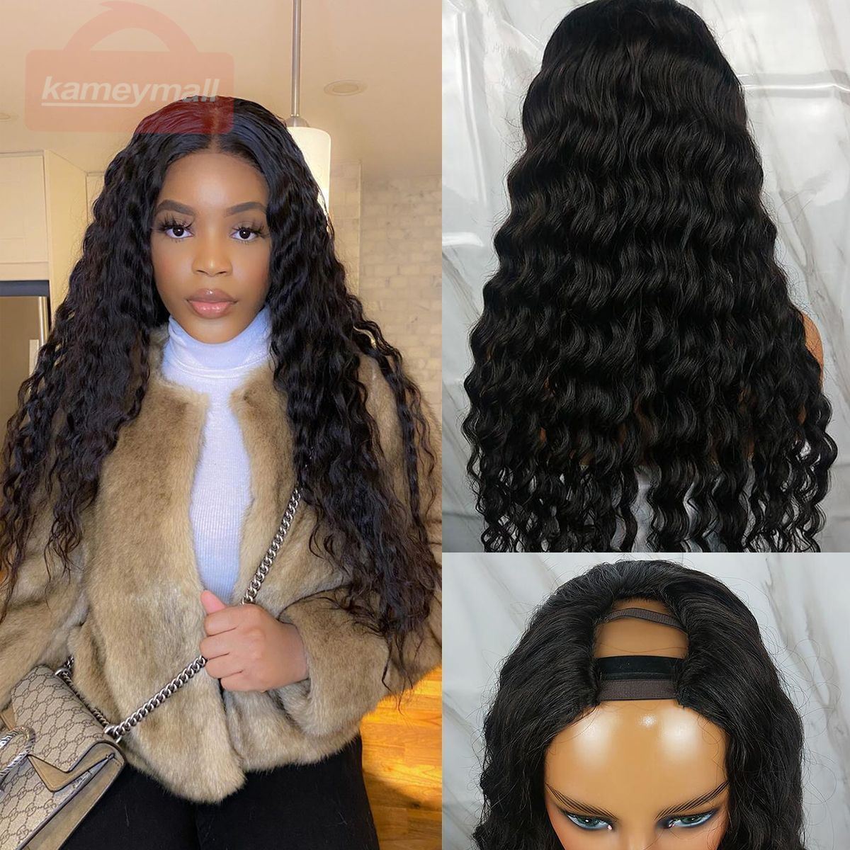 lace front afro curly wig