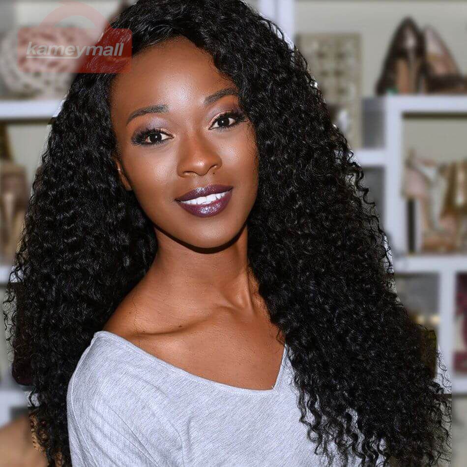 long curly hair wig for women